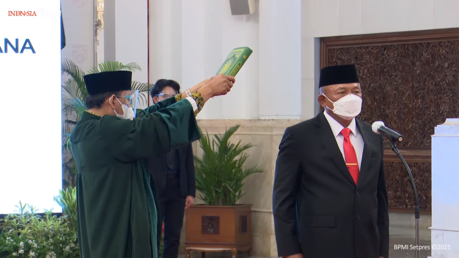 Ganip Warsito Dilantik Presiden Jokowi Menjadi Kepala BNPB