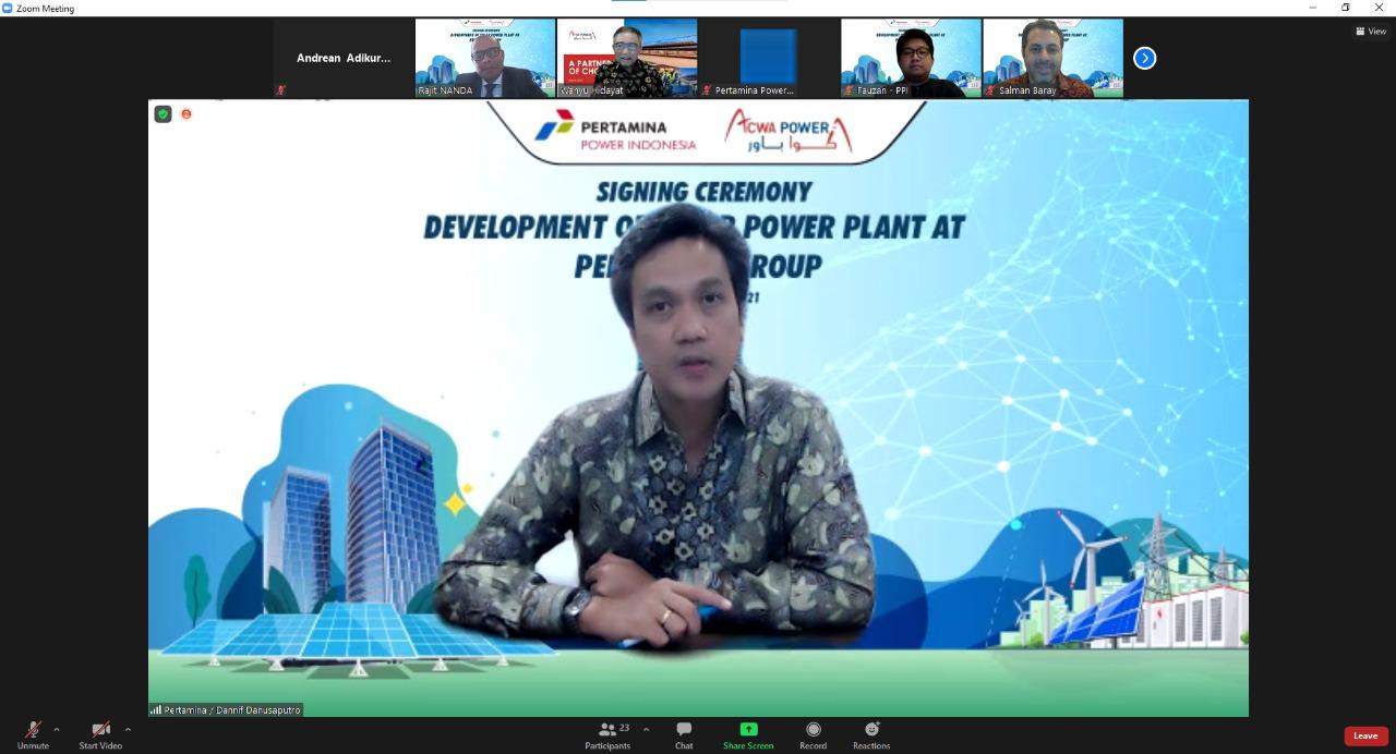 Dorong Transisi Energi, PNRE Teken Nota Kesepahaman dengan ACWA Power