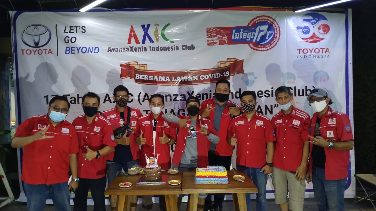 HUT Ke-17, Komunitas AXIC Bagikan 250 Paket Sembako di 17 Wilayah Cabang