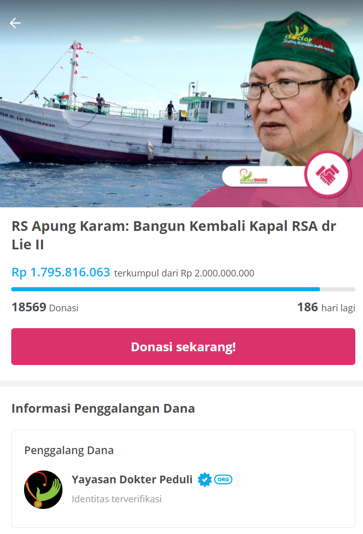 RS Apung Karam, Yuk Kita Bisa Bantu