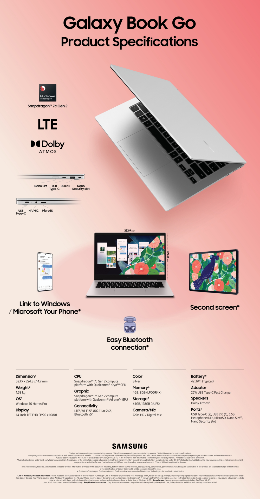 Samsung Luncurkan Galaxy Book Go dan Galaxy Book Go 5G