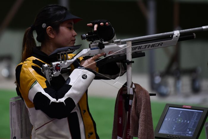 Vidya Rafika Peringkat 35, Medali Emas Pertama Olimpiade Tokyo Direbut Petembak Cina