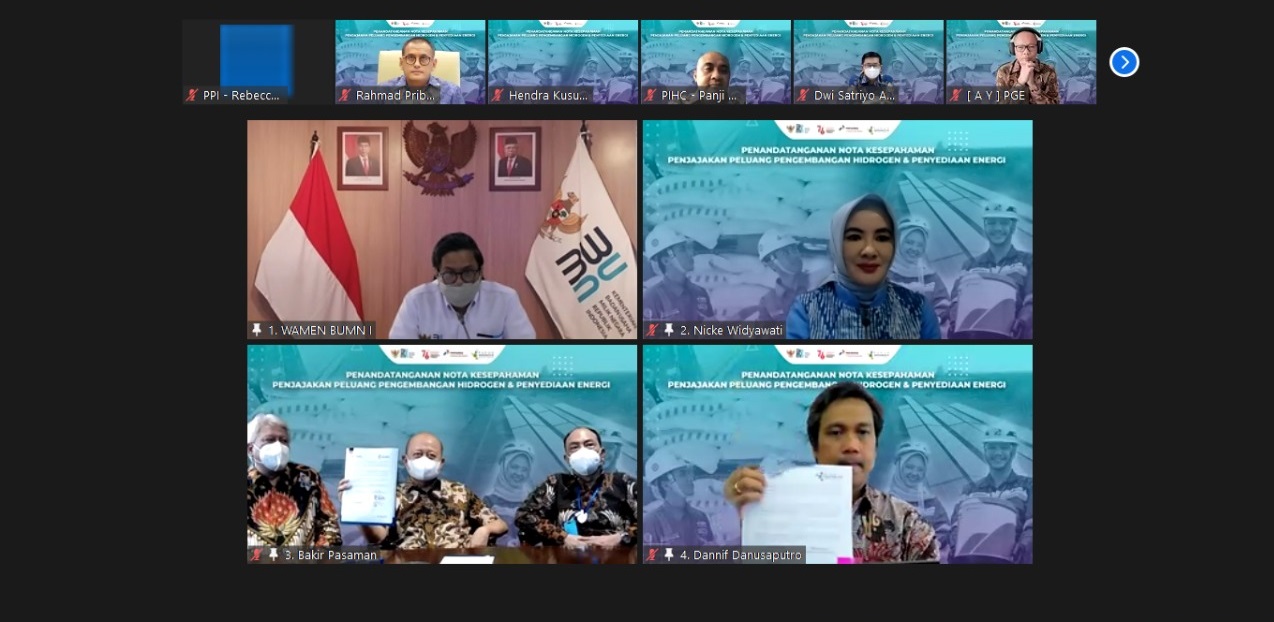 Pertamina NRE & Pupuk Kujang Akan Kembangkan Bahan Baku Hidrogen