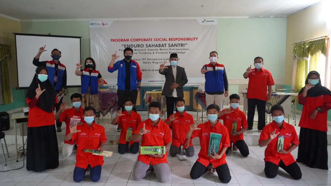 Enduro Sahabat Santri Dorong Jiwa Entrepreneurship di Masa Pandemi
