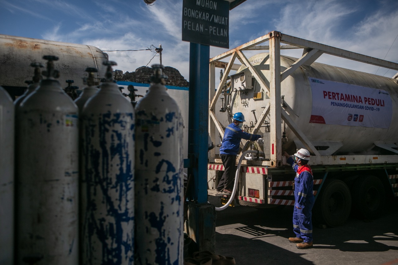 Pertamina Distribusikan 4.855 Ton Oksigen untuk 504 Rumah Sakit