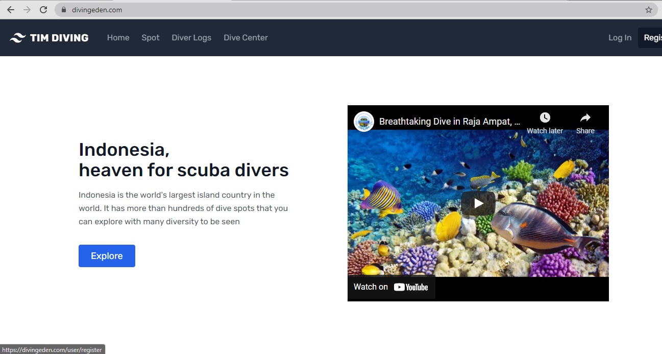 ITS Kembangkan Website untuk Dukung Pelaku Usaha Diving