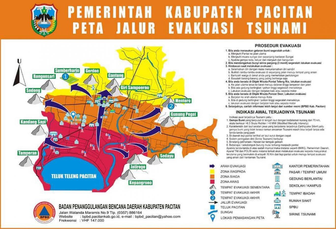Siaga Tsunami, Warga Pacitan Diimbau Mulai Berlatih Evakuasi
