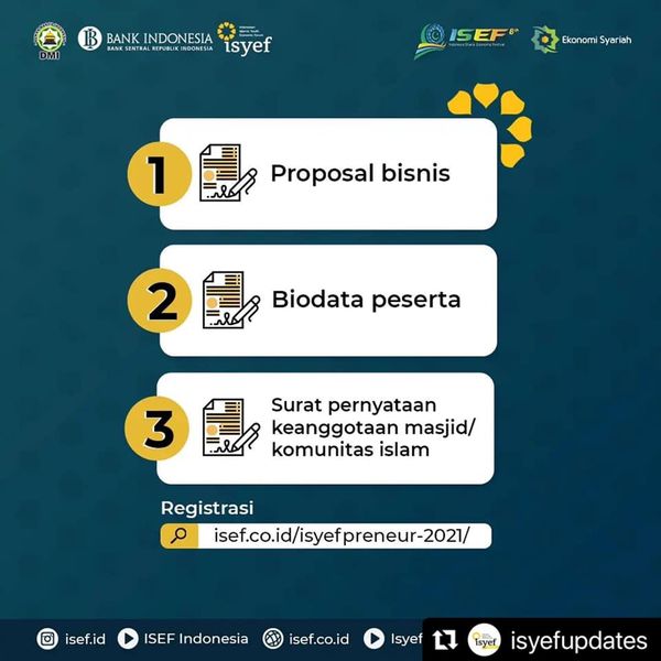 Pendaftaran ISYEFPRENEUR 2021 Diperpanjang Hingga 1 Oktober 2021