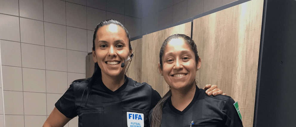 Maria Pinto dan Valeria Palma, Kisah Wasit Futsal Wanita di Lithuania 2021