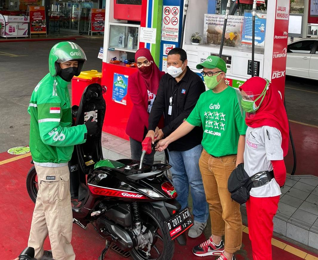 Beli Pertamax Series, Mitra Grab di Bandung Raya & Priangan Timur Bike Bisa Dapat Motor Matic