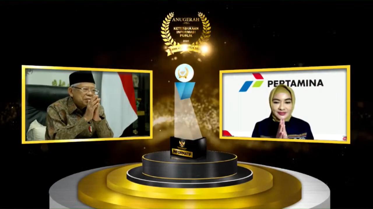 Pertamina Raih Penghargaan BUMN Informatif