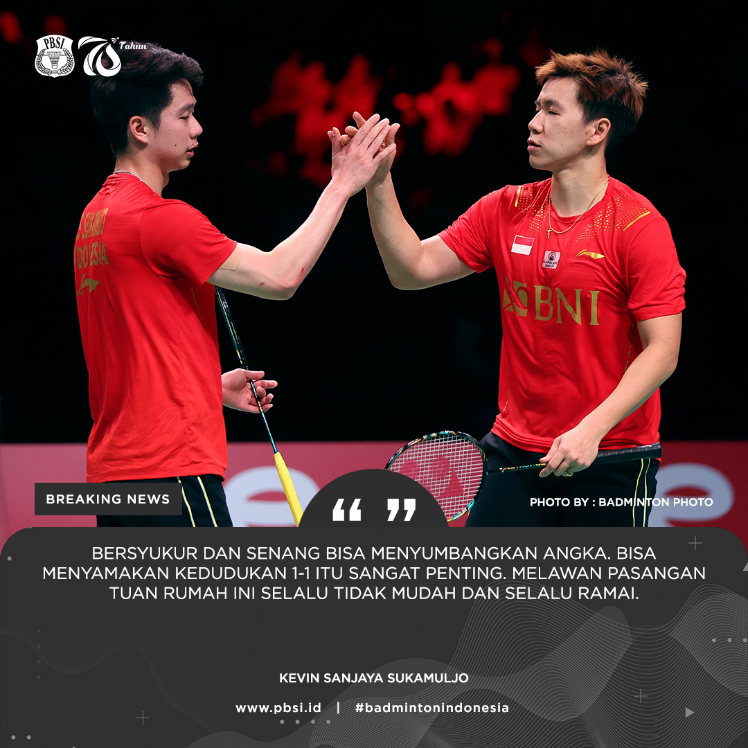 Final Thomas Cup 2020 Indonesia Vs Cina, Siaran Langsung Minggu Malam
