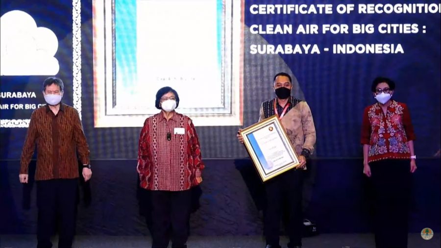 Kota Surabaya Raih Penghargaan Kualitas Udara Terbersih se-Asia Tenggara
