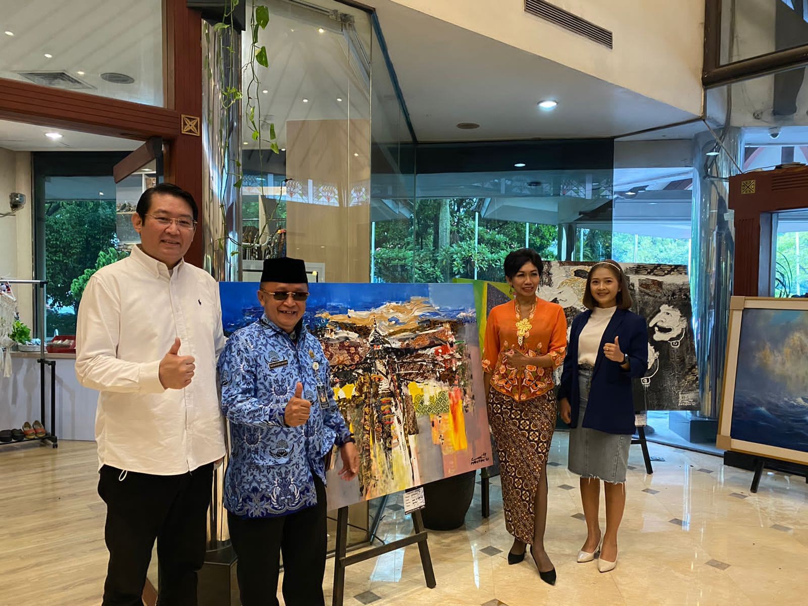 Gandeng Komunitas Misi Anak Negeri, Horison Ultima Bandung Gelar Pameran Lukisan