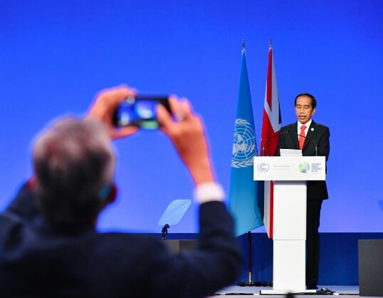 Pidato di KTT COP26 Glasgow, Jokowi Sampaikan Upaya Indonesia Hadapi Transisi Energi
