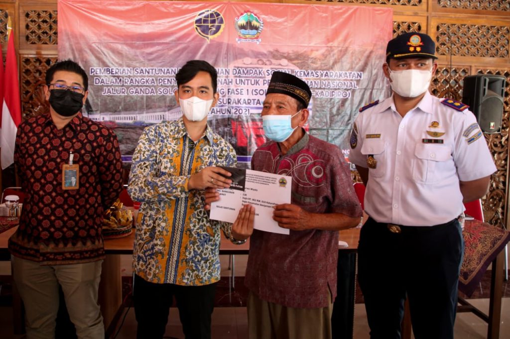 Dampak Jalur Ganda, 551 Warga Surakarta Mendapat Santunan Puluhan Juta Rupiah