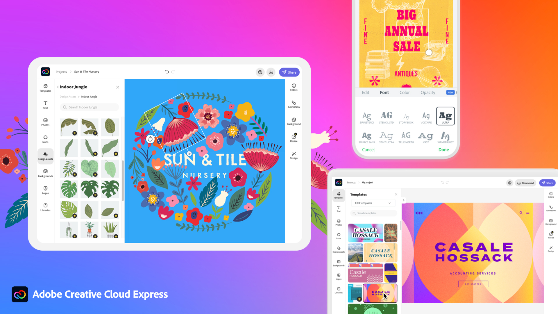 Creative Cloud Express (dok. Adobe)