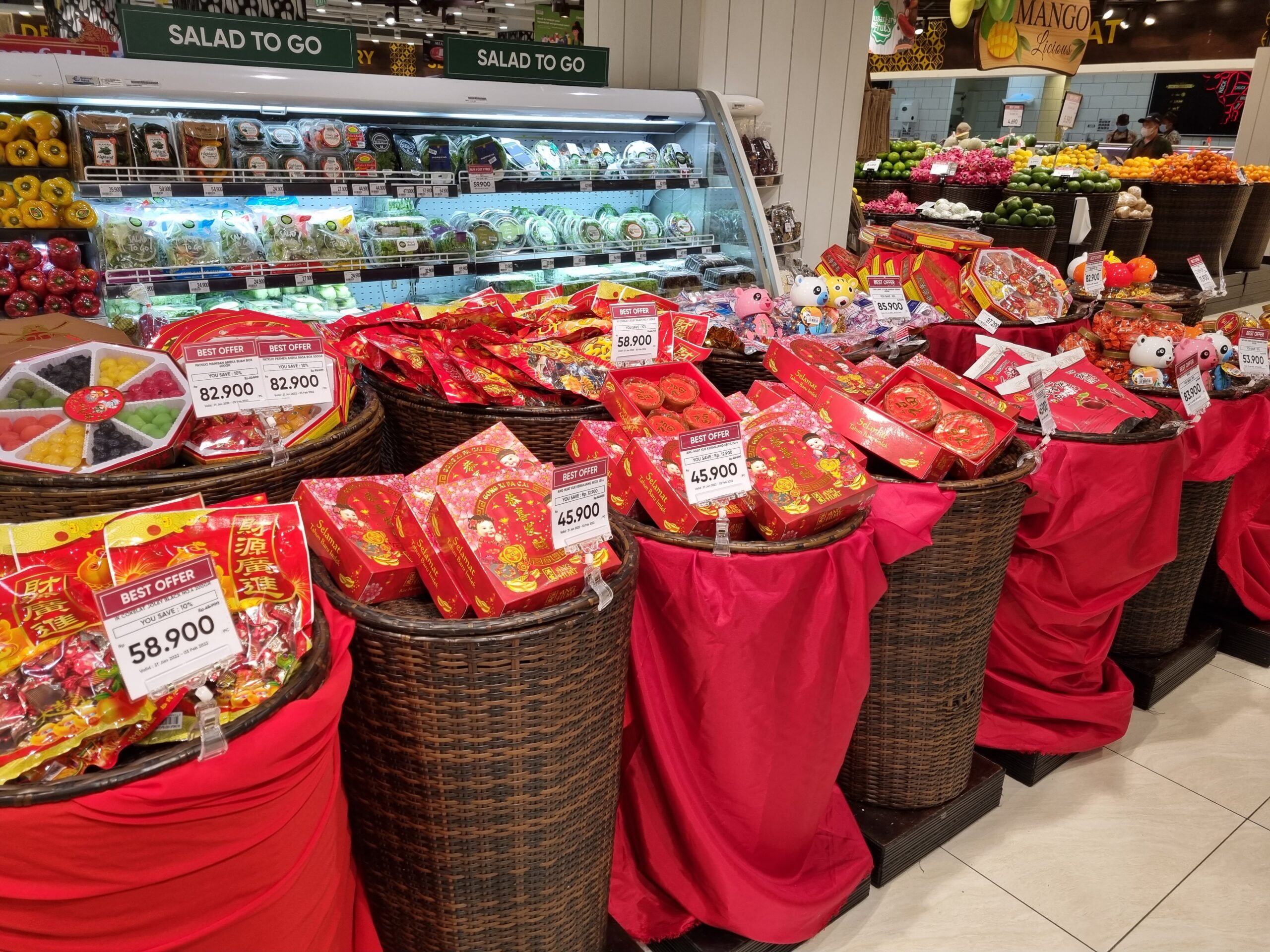 Diskon makanan khas Imlek di Pondok Indah Mall