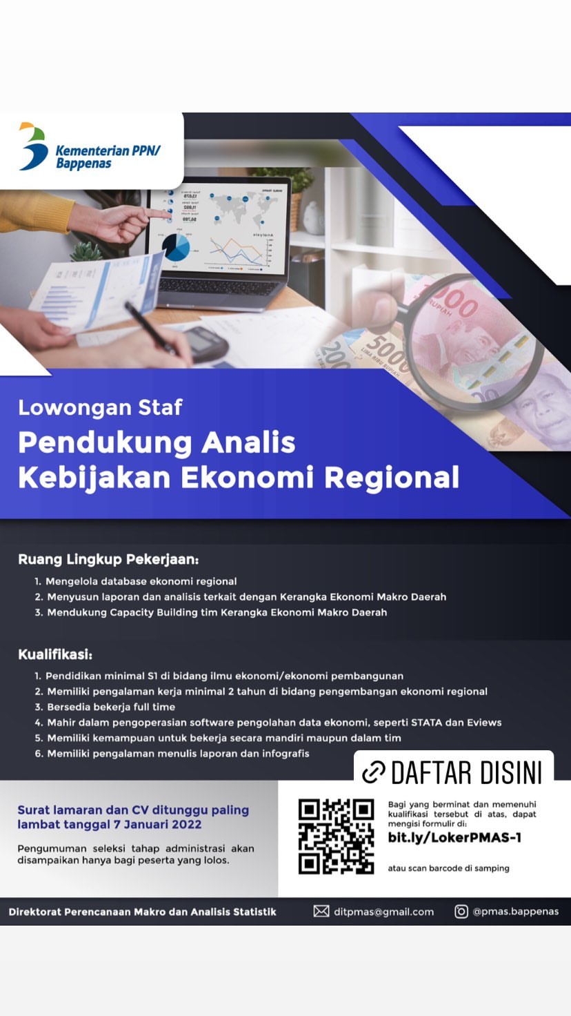 Kementerian PPN/Bappenas Buka Lowongan, Ini Syarat & Waktu Pendaftarannya
