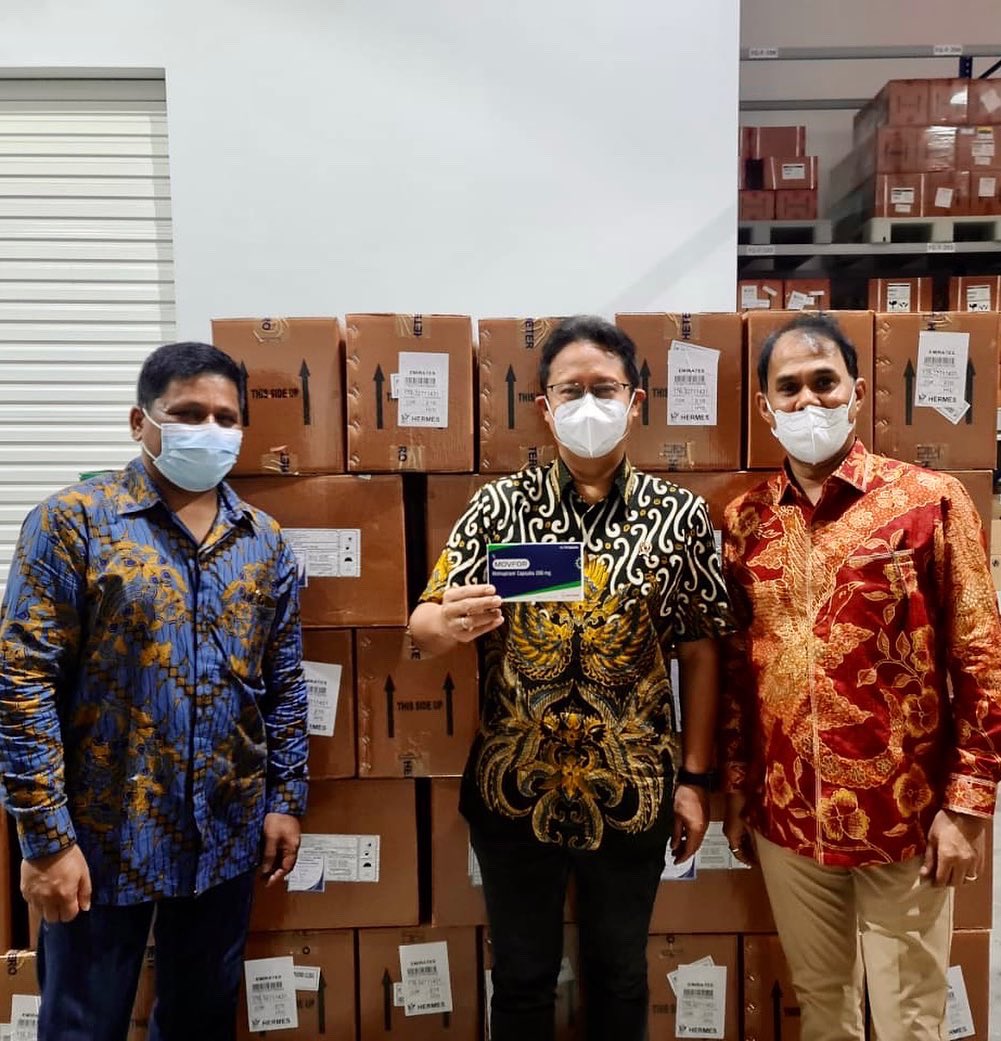 Obat Covid Molnupiravir akan Didistribusikan ke Apotek