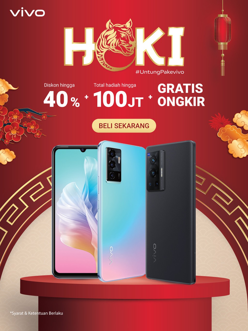 Jelang Imlek, Vivo Tebar Diskon Besar-besaran