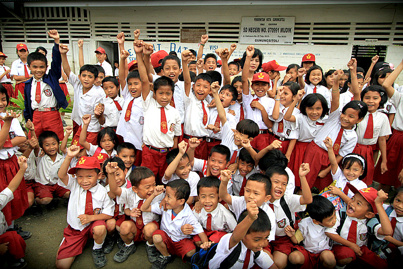 Pertemuan tatap muka siswa SD