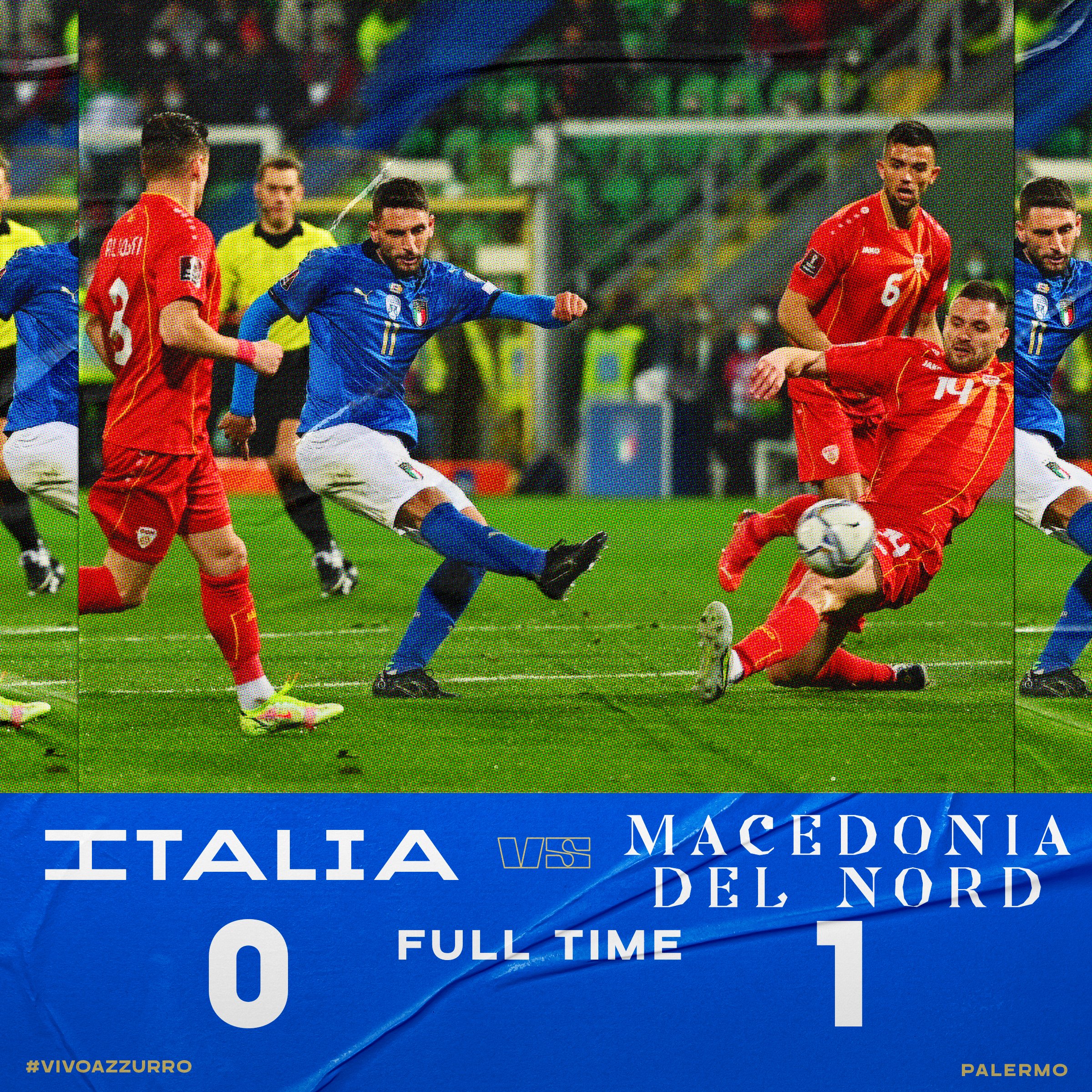 Kalah di Semifinal Play-off, Italia Gagal Lolos ke Piala Dunia 2022