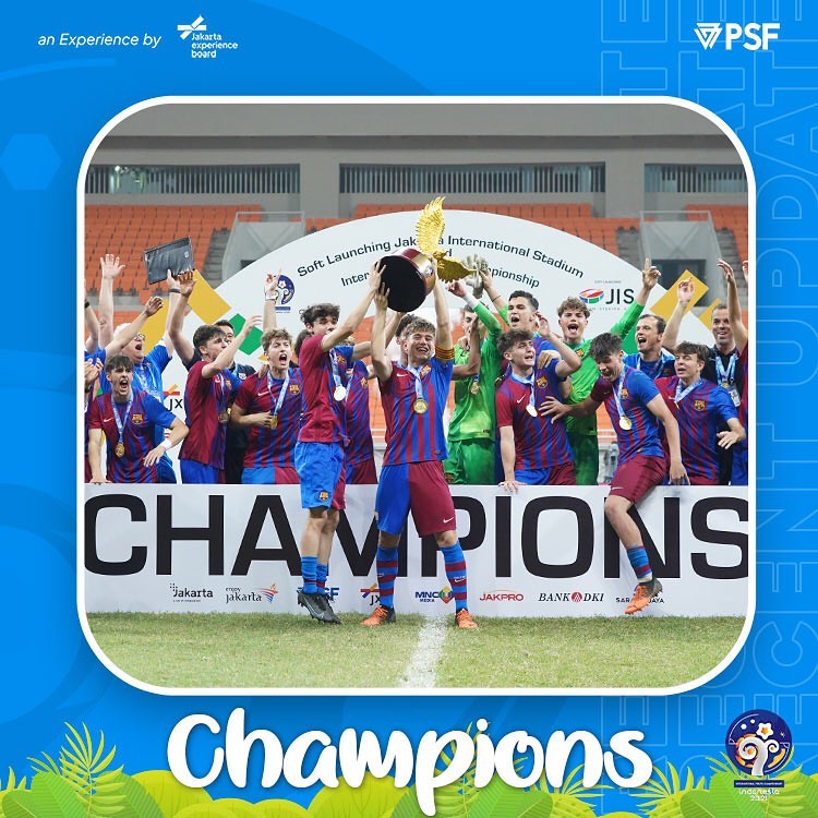 Barcelona U-18 Juara International Youth Championship 2022, Indonesia All-Star U-20 Peringkat ke-3
