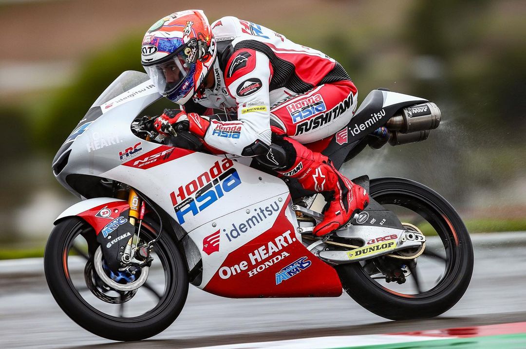 Pembalap Indonesia Jadi yang Tercepat pada FP2 Moto3 Portugal