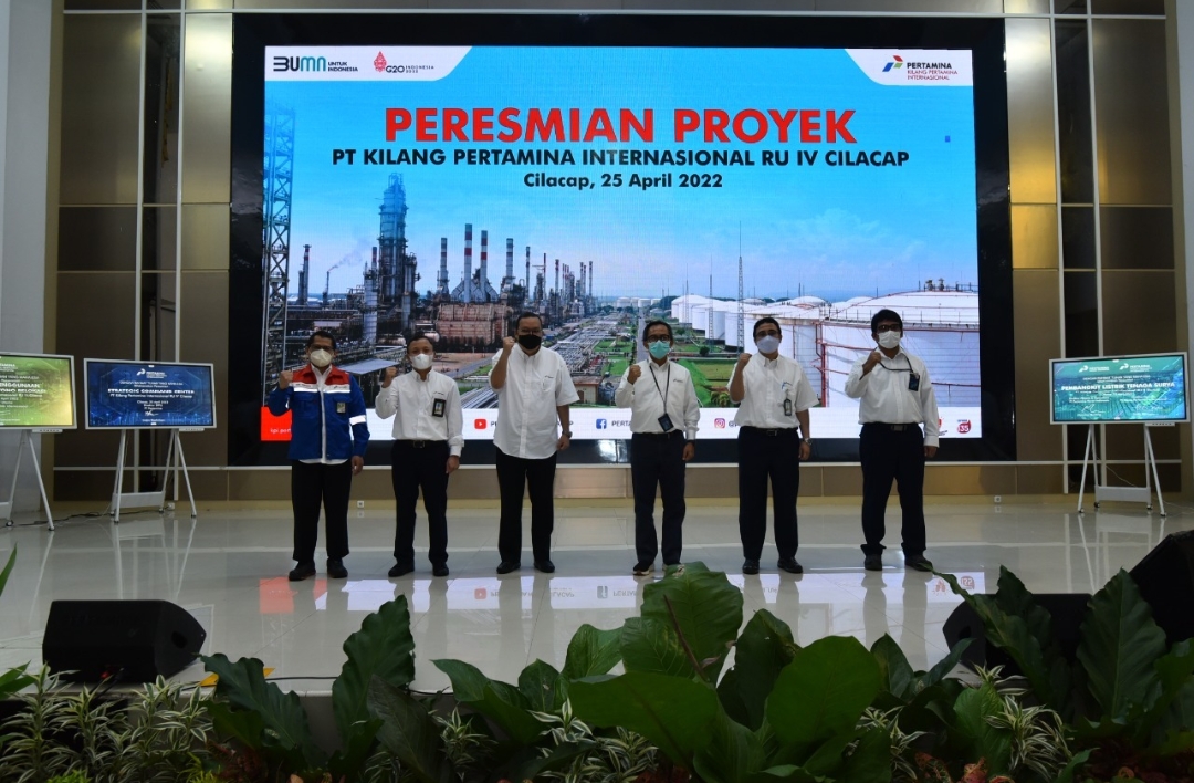 Mantap Menuju Kilang Berkelas Dunia, Pertamina Cilacap Resmikan 5 Proyek Strategis