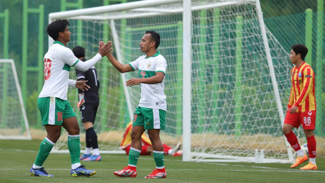 Timnas Indonesia U-23 Cetak 4 Gol pada Uji Coba Pertama di Korea Selatan