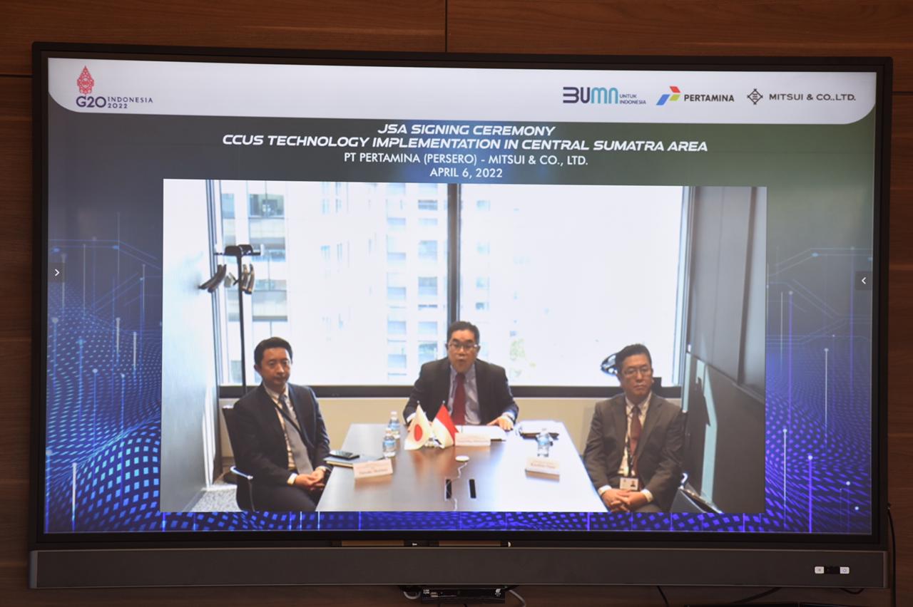 Turunkan Emisi, Pertamina Gandeng Mitsui Jajaki Komersialisasi CCUS di Indonesia
