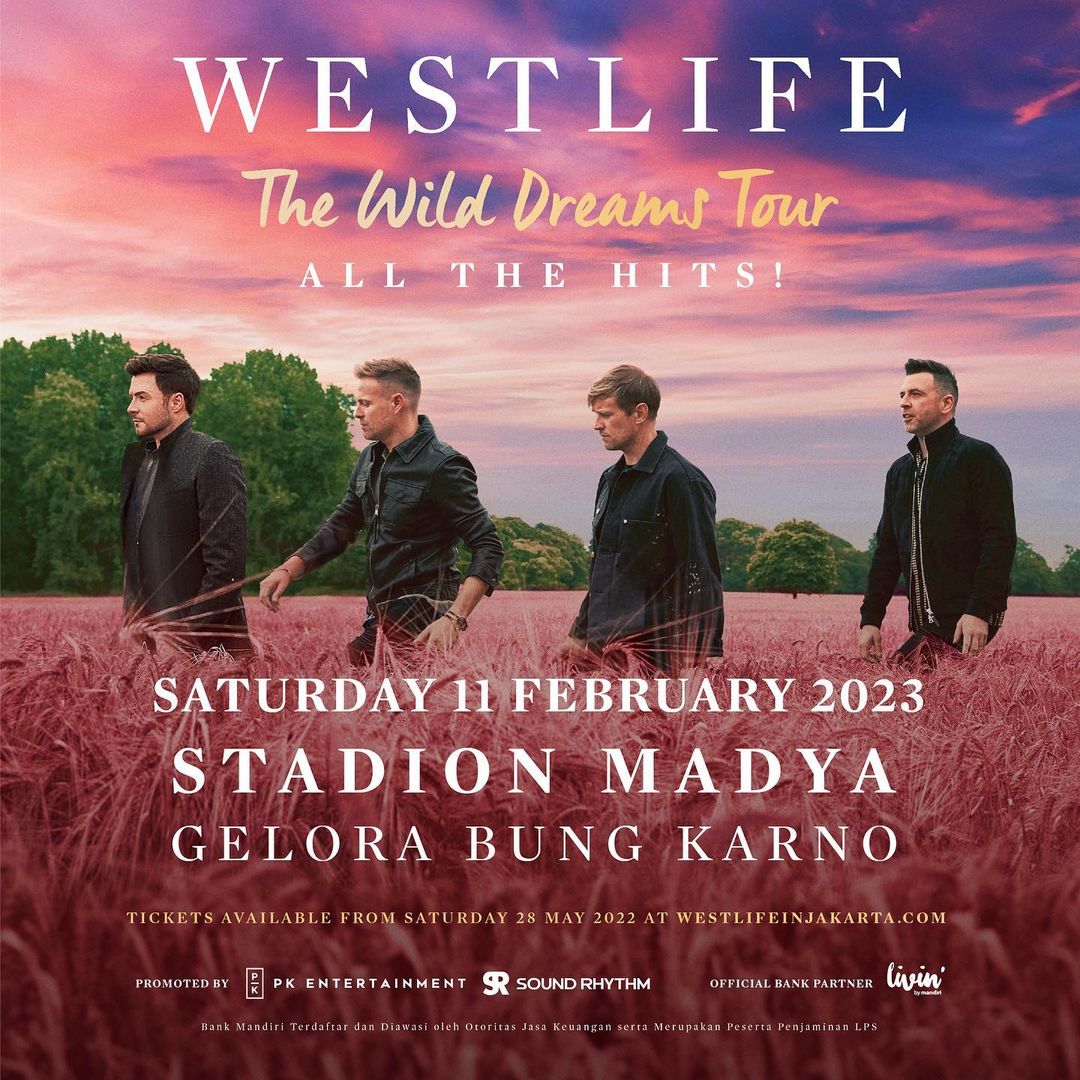 Konser Westlife di Indonesia, Ini Harga Tiketnya