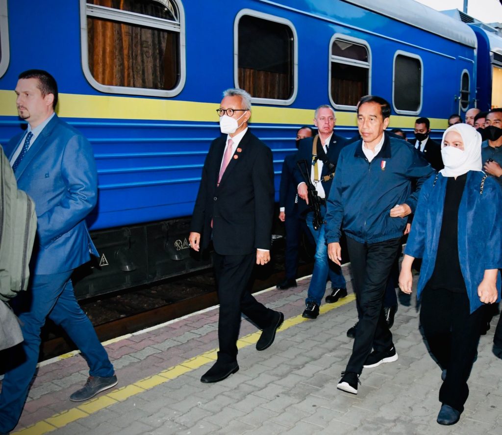 Bawa Misi Perdamaian, Jokowi Menuju Ukraina Mengunakan Kereta