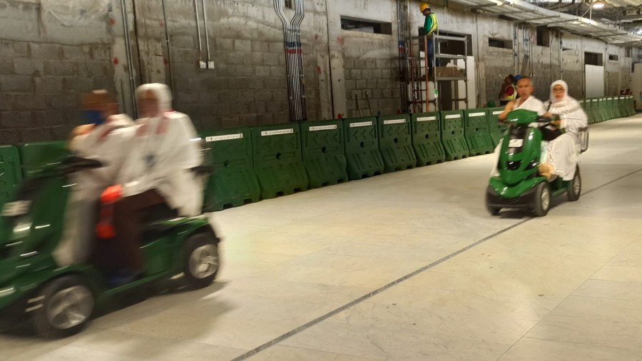 Tersedia 500 Unit, Jemaah Haji Bisa Tawaf Menggunakan Skuter Listrik