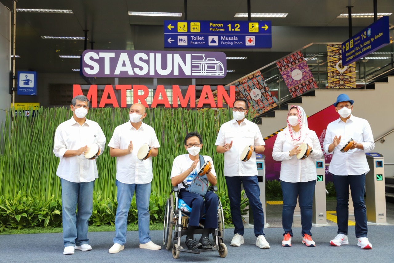 Tingkatkan Layanan KRL, KAI Resmikan Stasiun Matraman