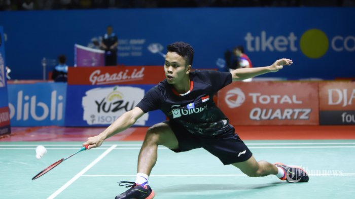 Perang Saudara di Babak Pertama Indonesia Open 2022: Anthony Ginting Kalahkan Tommy Sugiarto