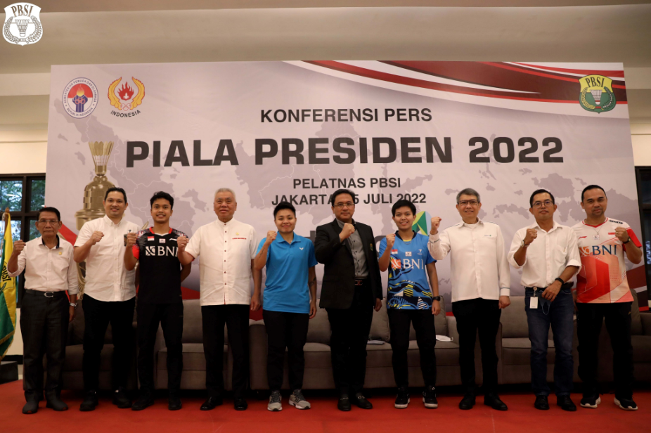 PBSI Gelar Piala Presiden 2022 di Cijantung, Hadiah Rp1 Miliar dan Tiket Gratis