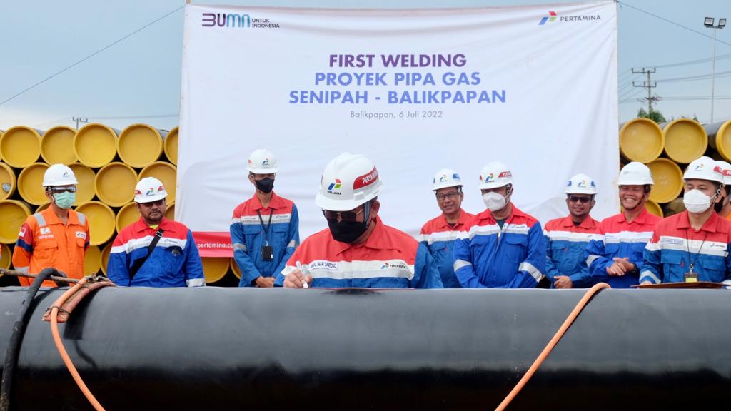 Pertamina Bangun Pipa Gas Senipah-Balikpapan Sepanjang 78 Km