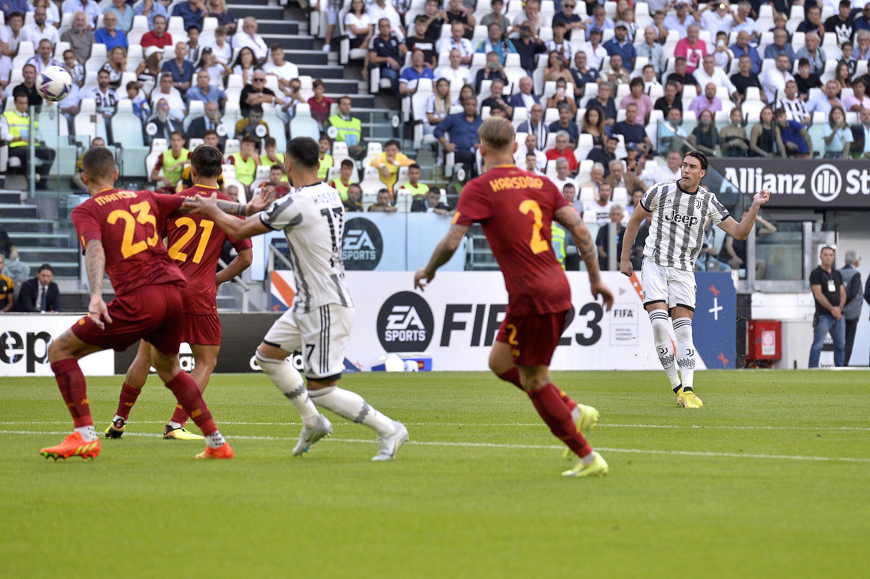 Hasil Serie A: Juventus Diimbangi AS Roma, AC Milan Menang