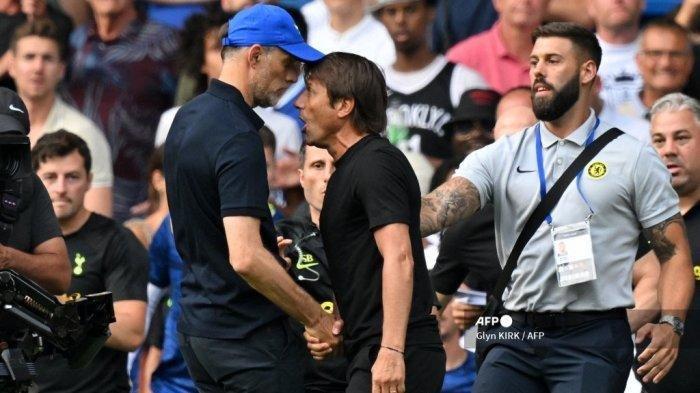 Thomas Tuchel dan Antonio Conte Berantem, Dapat Kartu Merah, Chelsea 2-2 Tottenham Hotspur