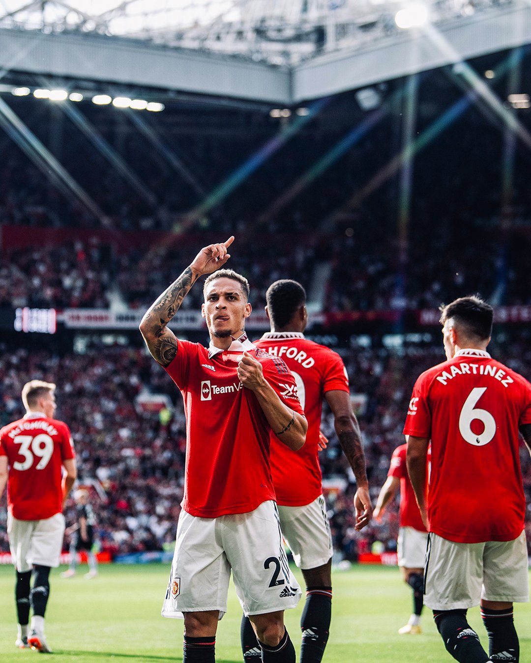 Antony Datang, Manchester United Menang, Erik ten Hag Senang