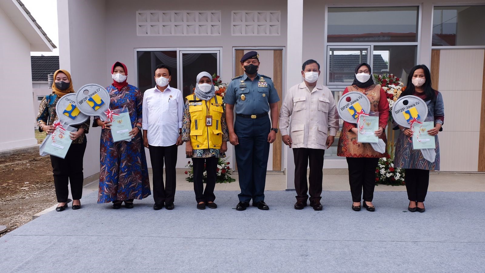 53 Rumah untuk Keluarga Prajurit KRI Nanggala 402 Rampung Dibangun