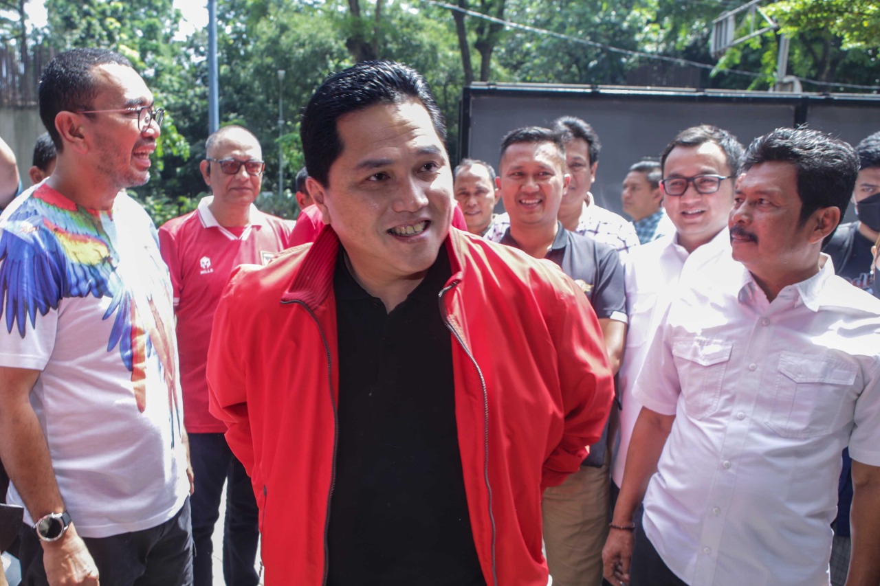 Erick Thohir Ramaikan Bursa Pemilihan Ketua Umum PSSI Periode 2023-2027