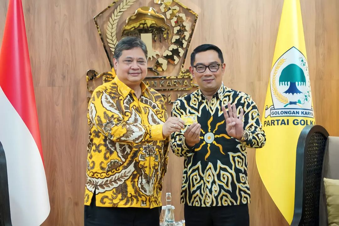 Ridwan Kamil Gabung Partai Golkar, Amunisi Baru Hadapi Pemilu 2024