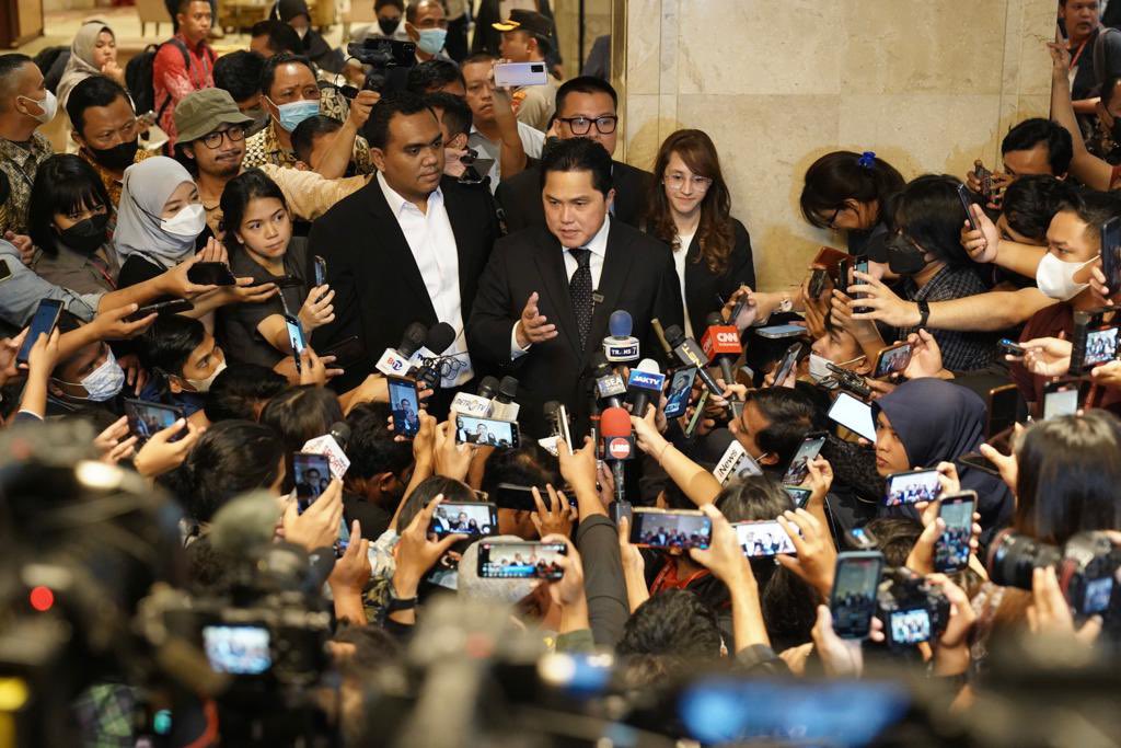 Erick Thohir Ketua Umum PSSI, Modal Tambahan Maju Cawapres 2024?