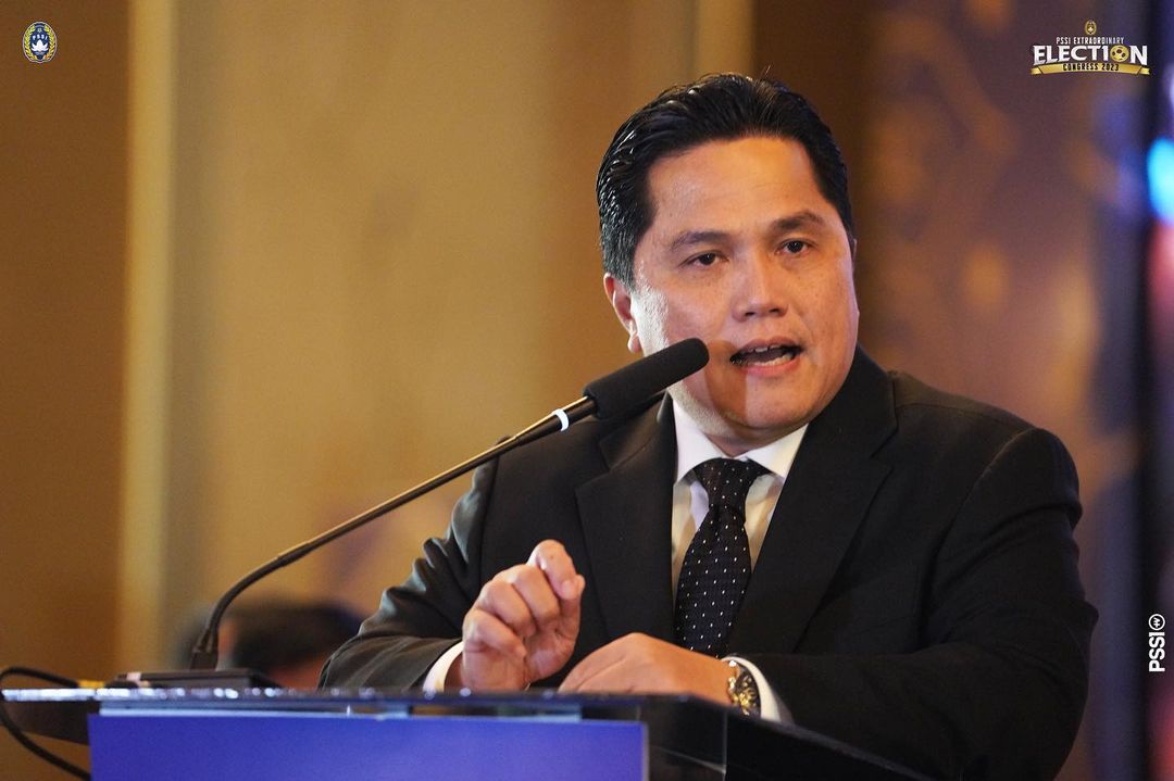 Erick Thohir Bicara Transformasi Sepak Bola dan Cawapres 2024