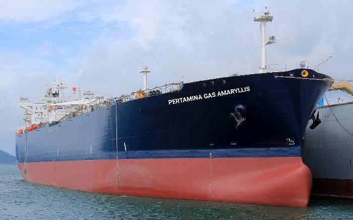 Indonesia Punya Kapal Tanker Gas Raksasa Terbesar di Dunia