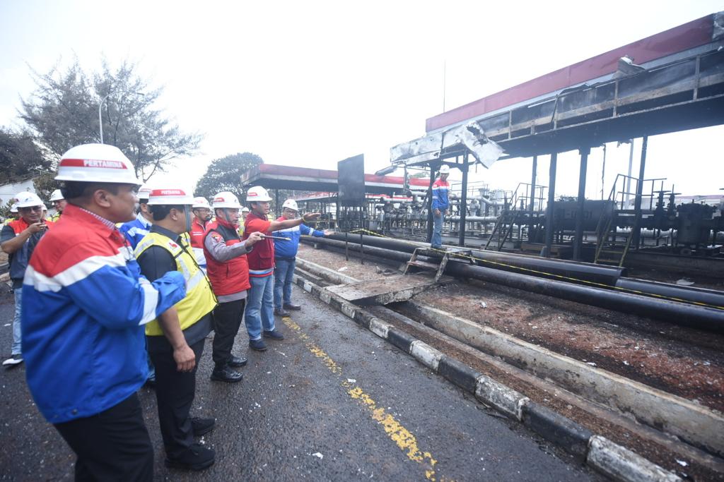 Tinjau Terminal BBM Plumpang, Kapolri Pastikan Kebutuhan Pengungsi Terpenuhi dengan Baik