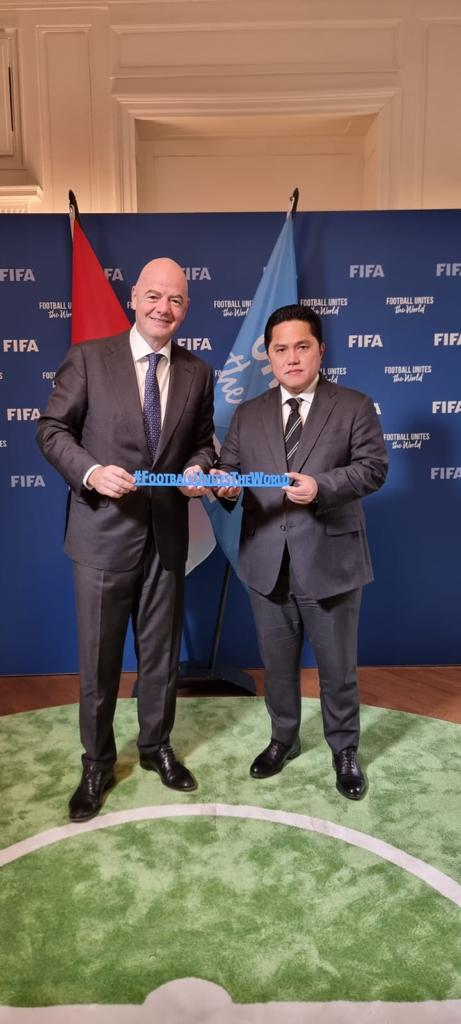 Erick Thohir Bersyukur Indonesia Hanya Disanksi Ringan FIFA